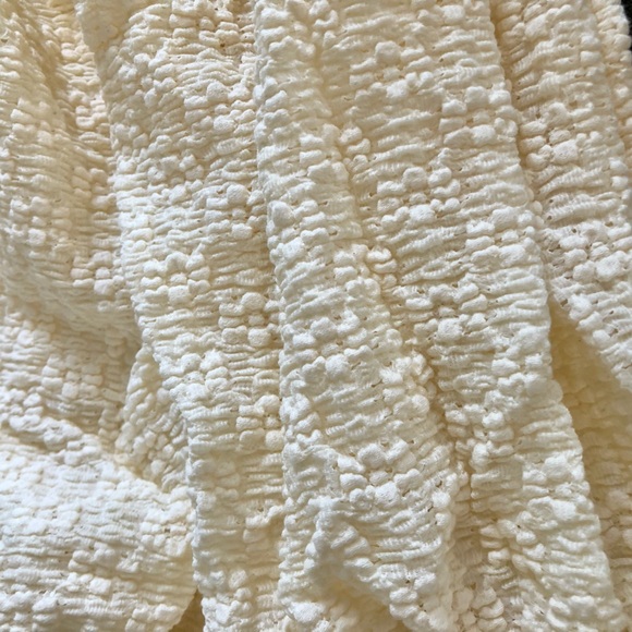 Free People Ona Ruched Convertible Miniskirt Cream Medium - Picture 8 of 13